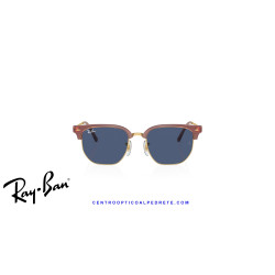 Ray-Ban New ClubMaster Opal Pink On Gold Sunglasses | Centro Óptico Alpedrete