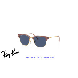 Ray-Ban New ClubMaster Opal Pink On Gold Sunglasses | Centro Óptico Alpedrete
