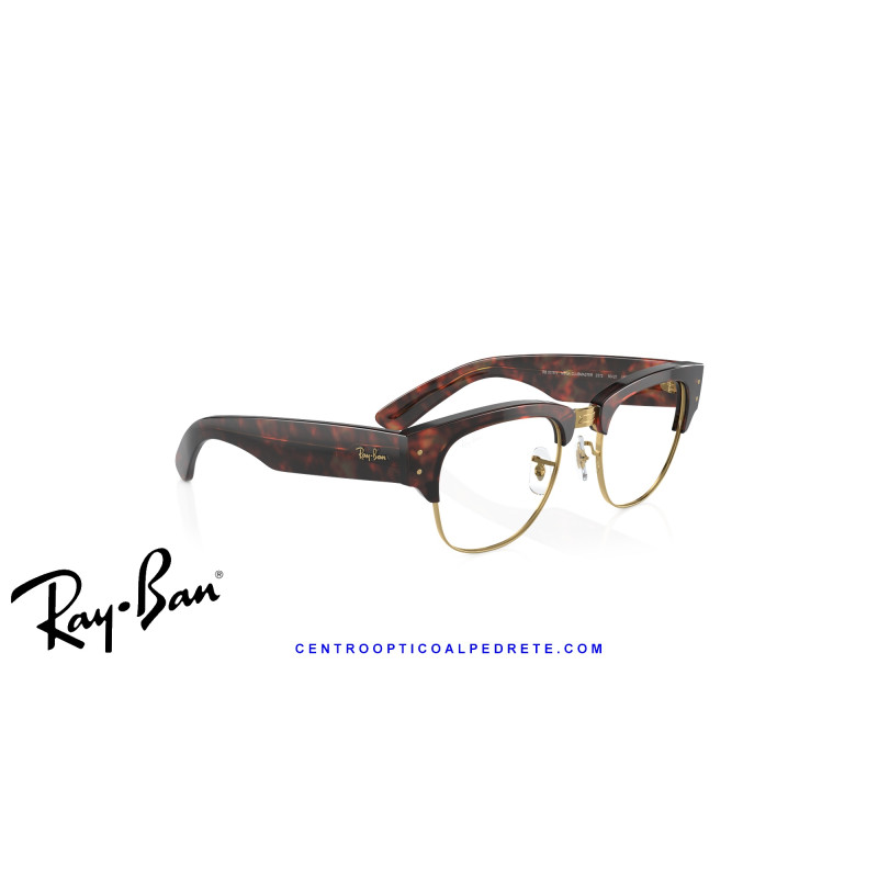 Ray-Ban Mega ClubMaster Tortoise On Gold  | Ray-Ban at Centro Óptico Alpedrete