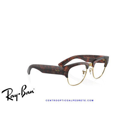 Ray-Ban Mega ClubMaster Tortoise On Gold  | Ray-Ban at Centro Óptico Alpedrete