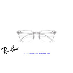 Ray-Ban ClubMaster White Transparent  | Ray-Ban en Centro Óptico Alpedrete