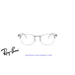 Ray-Ban ClubMaster White Transparent  | Ray-Ban en Centro Óptico Alpedrete