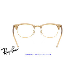 Ray-Ban ClubMaster Photo Waves Brown  | Ray-Ban at Centro Óptico Alpedrete