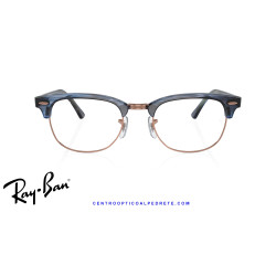 Ray-Ban ClubMaster Striped Blue  | Ray-Ban en Centro Óptico Alpedrete.