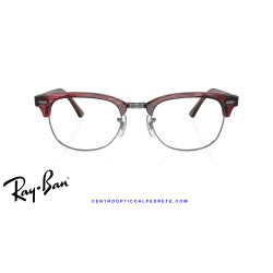 Ray-Ban ClubMaster Striped Red  | Ray-Ban en Centro Óptico Alpedrete..
