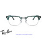 Ray-Ban ClubMaster Striped Green  | Ray-Ban at Centro Óptico Alpedrete