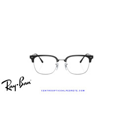 Ray-Ban New ClubMaster Black On Silver  | Ray-Ban at Centro Óptico Alpedrete