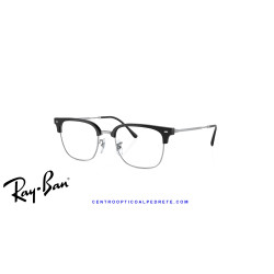 Ray-Ban New ClubMaster Black On Silver  | Ray-Ban at Centro Óptico Alpedrete