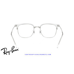 Ray-Ban New ClubMaster Transparent On Silver  | Ray-Ban at Centro Óptico Alpedre