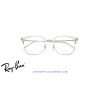 Ray-Ban New ClubMaster Transparent On Silver  | Ray-Ban at Centro Óptico Alpedre