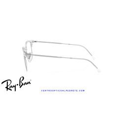 Ray-Ban New ClubMaster Transparent On Silver  | Ray-Ban at Centro Óptico Alpedre