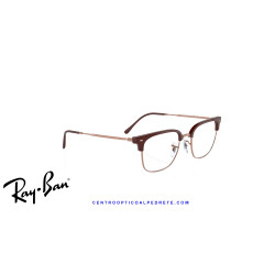 Ray-Ban New ClubMaster Bordeaux On Rose Gold  | Ray-Ban en Centro Óptico Alpedre
