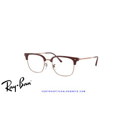 Ray-Ban New ClubMaster Bordeaux On Rose Gold  | Ray-Ban en Centro Óptico Alpedre