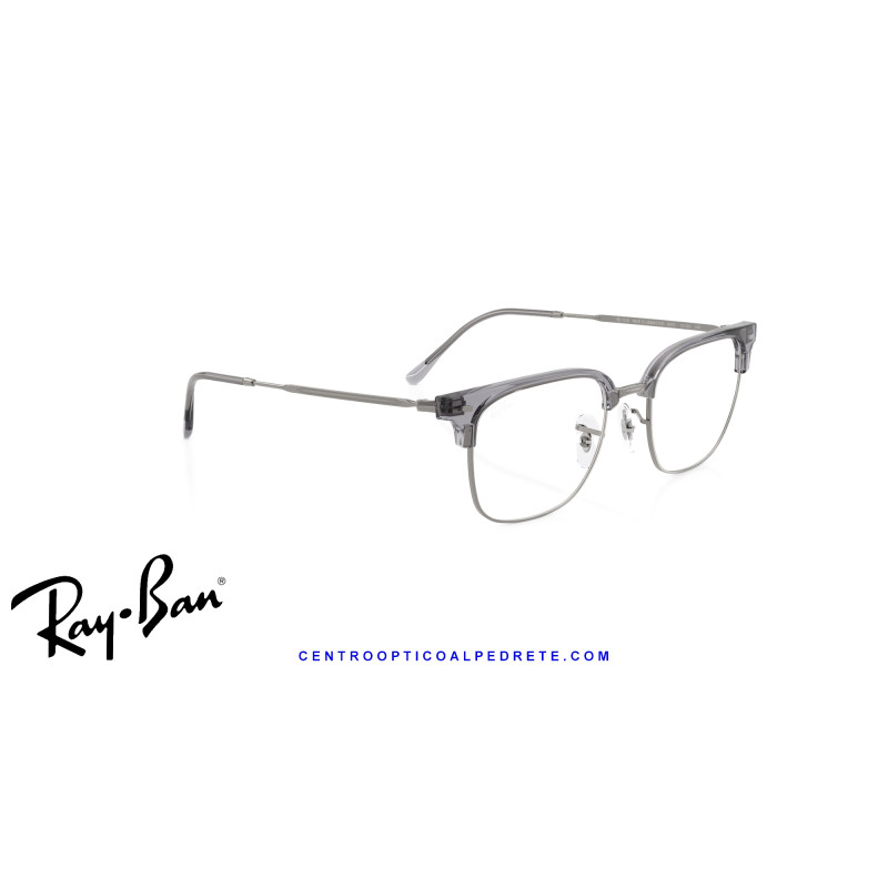Ray-Ban New ClubMaster Grey On Gunmetal  | Ray-Ban at Centro Óptico Alpedrete