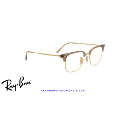 Ray-Ban New ClubMaster Beige On Gold  | Ray-Ban en Centro Óptico Alpedrete