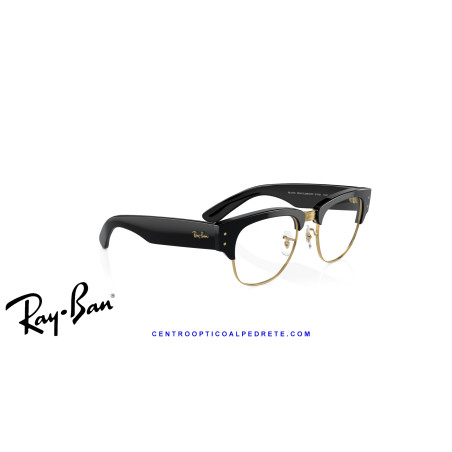Gafas de sol Ray-Ban Mega ClubMaster Black On Gold | Garantía europea 2 años