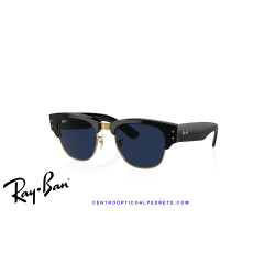 Gafas de sol Ray-Ban Mega ClubMaster Black On Gold | Garantía europea 2 años