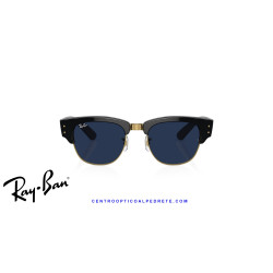 Gafas de sol Ray-Ban Mega ClubMaster Black On Gold | Garantía europea 2 años