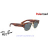 Gafas de sol Ray-Ban Mega ClubMaster Striped Havana | Óptica en Madrid