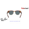 Gafas de sol Ray-Ban Mega ClubMaster Striped Havana | Óptica en Madrid