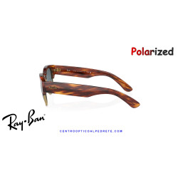 Gafas de sol Ray-Ban Mega ClubMaster Striped Havana | Óptica en Madrid