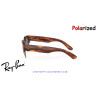 Gafas de sol Ray-Ban Mega ClubMaster Striped Havana | Óptica en Madrid