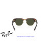 Ray-Ban Mega ClubMaster Tortoise On Gold Sunglasses with G-15 Green lenses