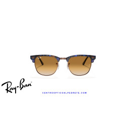 Gafas de sol Ray-Ban Clubmaster Brown & Blue | Light Brown Gradient Originales