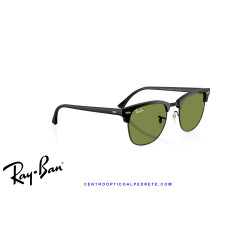 Ray-Ban CLUBMASTER Matte Black On Black | Ray-Ban en Centro Óptico Alped