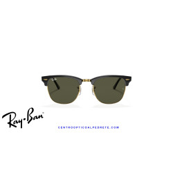 Gafas de sol Ray-Ban Clubmaster Black On Gold | G-15 | Distribuidor Oficial