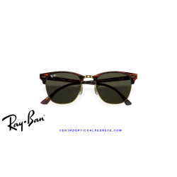 Gafas de sol Ray-Ban Clubmaster Tortoise On Gold | G-15 Green Originales