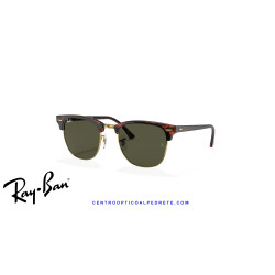 Gafas de sol Ray-Ban Clubmaster Tortoise On Gold | G-15 Green Originales