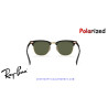 Gafas de sol Ray-Ban ClubMaster Aluminum Black On Gold con lentes G-15 G