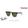 Gafas de sol Ray-Ban ClubMaster Aluminum Black On Gold con lentes G-15 G