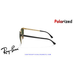 Ray-Ban ClubMaster Metal Black On Gold Sunglasses | Genuine Ray-Ban