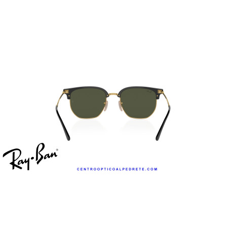 Gafas de sol Ray-Ban New ClubMaster Black On Gold | Garantía europea 2 años