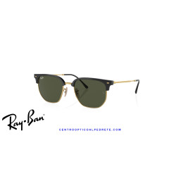 Gafas de sol Ray-Ban New ClubMaster Black On Gold | Garantía europea 2 años