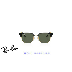 Gafas de sol Ray-Ban New ClubMaster Black On Gold | Centro Óptico Alpedrete