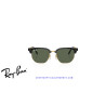 Gafas de sol Ray-Ban New ClubMaster Black On Gold | Centro Óptico Alpedrete