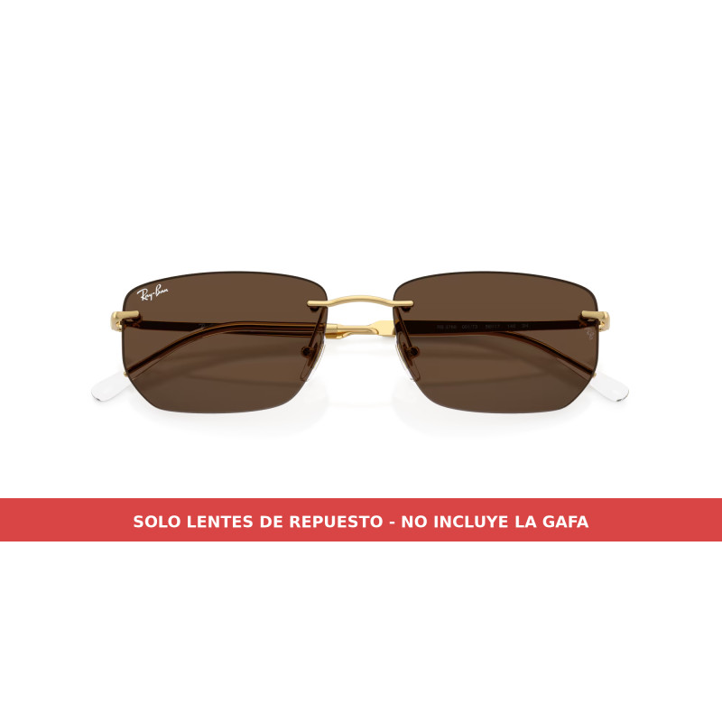 Lentes repuesto Marrón Oscuro RB3768 (001/73) | Centro Óptico Alpedrete