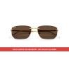 Lentes repuesto Marrón Oscuro RB3768 (001/73) | Centro Óptico Alpedrete