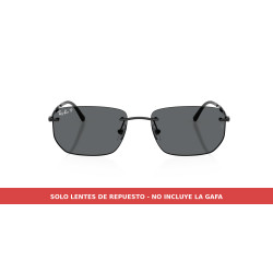 Lentes repuesto Gris Oscuro Polarizada RB3768 (002/81) | Centro Óptico Alpedrete