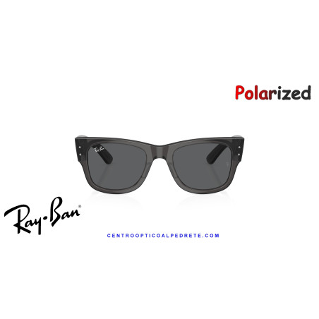 Ray-Ban Mega Wayfarer Transparent Black | Ray-Ban at Centro Óptico Alped