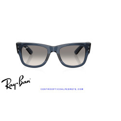 Ray-Ban Mega Wayfarer Transparent Dark Blue | Ray-Ban en Centro Óptico A