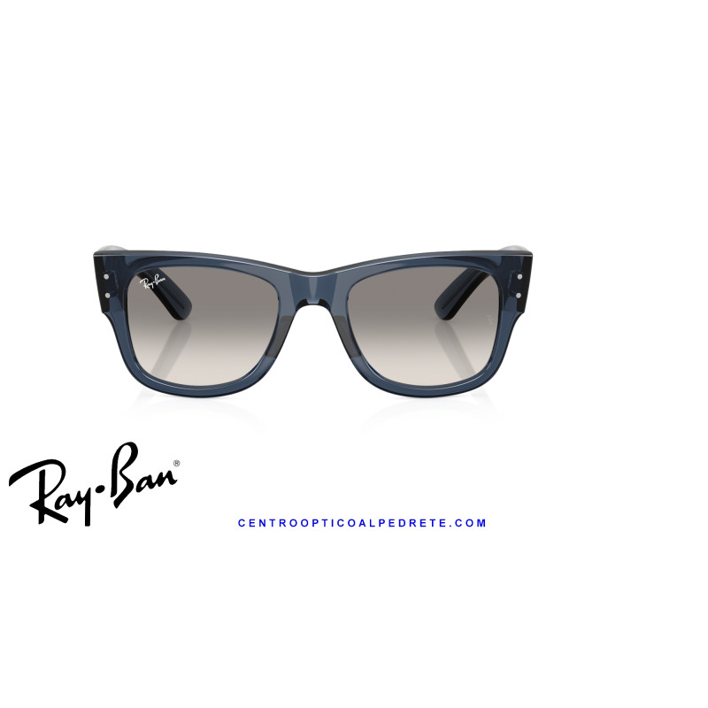 Ray-Ban Mega Wayfarer Transparent Dark Blue | Ray-Ban at Centro Óptico A