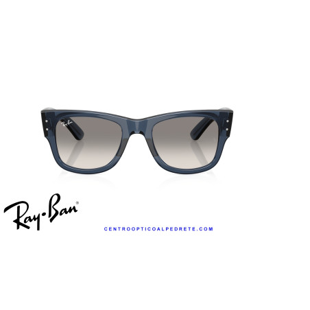 Ray-Ban Mega Wayfarer Transparent Dark Blue | Ray-Ban at Centro Óptico A