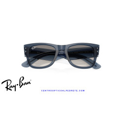 Ray-Ban Mega Wayfarer Transparent Dark Blue | Ray-Ban at Centro Óptico A