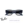 Ray-Ban Mega Wayfarer Transparent Dark Blue | Ray-Ban at Centro Óptico A