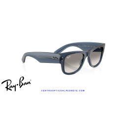 Ray-Ban Mega Wayfarer Transparent Dark Blue | Ray-Ban at Centro Óptico A