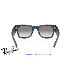 Ray-Ban Mega Wayfarer Transparent Dark Blue | Ray-Ban at Centro Óptico A